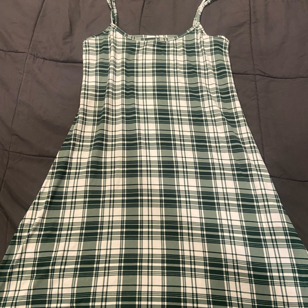 Green and White Plaid Dress. VERY CUTE GIFT WITH PURCHASE